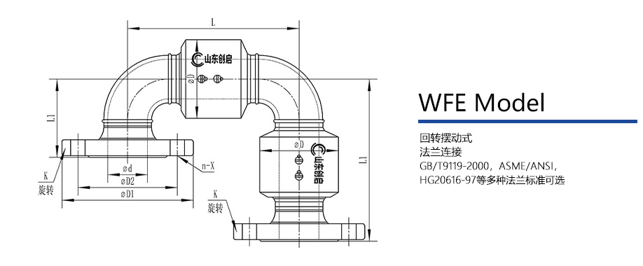 WFE型回转接头图纸